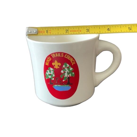 Vintage Boy Scouts Minsi Trails Council Coffee Tea Mug BSA - Picture 3 of 10